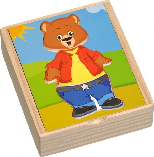 Набір Іграшки з дерева Ведмежа Міша