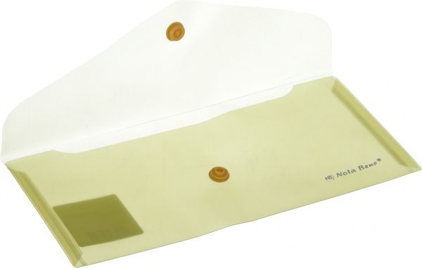 Папка-євроконверт на кнопці жовта Nota Bene