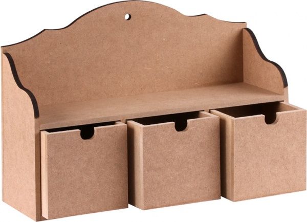 Комод МДФ 33x0,5x23 см Albero  