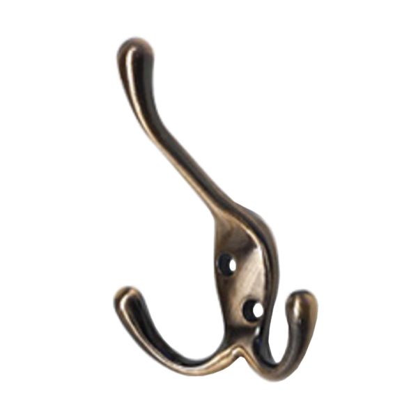 Крючок мебельный  Larvij LK0301CU тройной медный