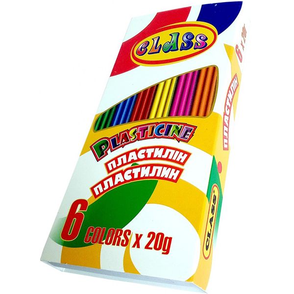 Пластилин Class 6 цветов, 120 г