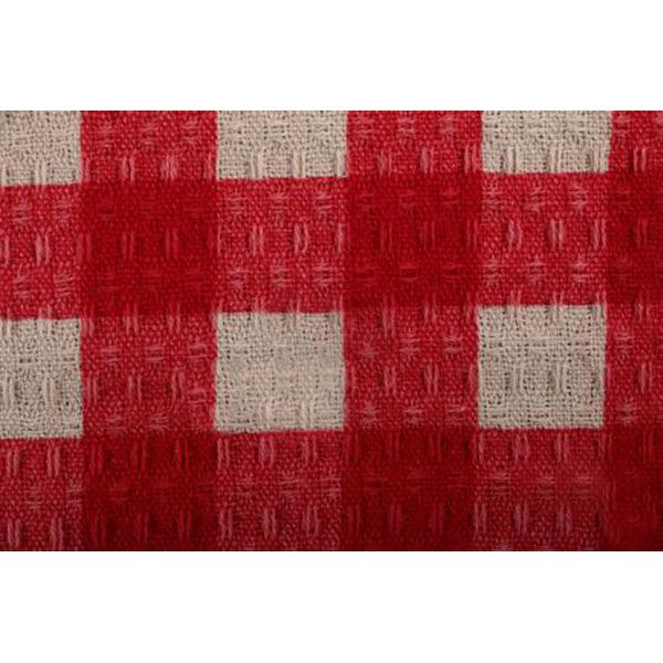 Рушник вафельний Red check 38x64 см UP! (Underprice) бежевий 