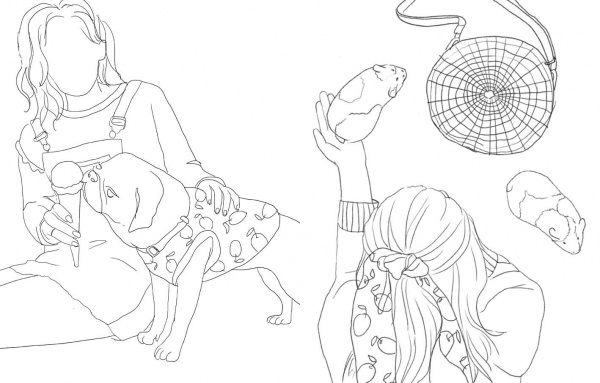 Книга-раскраска «#girls#fashion#pets» 978-617-7853-91-5