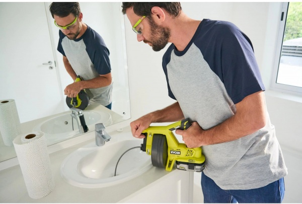 Пристрій для чистки труб RYOBI акумуляторний R18DA-0