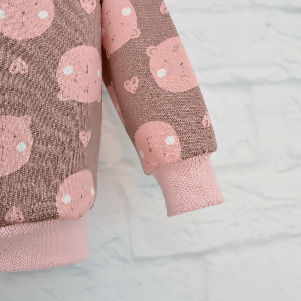 Піжама дитяча для дівчаток Blanka Ведмедик р.92 коричневий 110369 