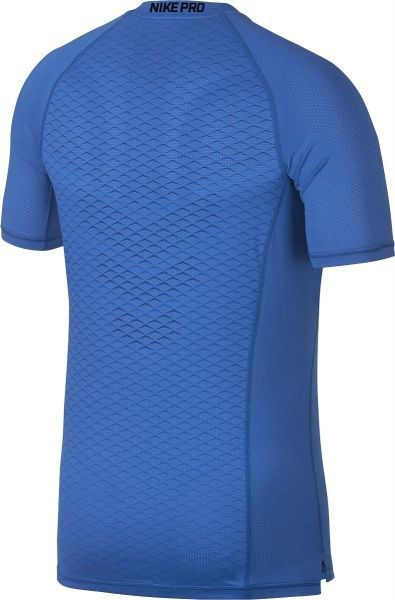 Футболка Nike M NP HPRCL TOP SS FTTD GFX 887109-403 S синій