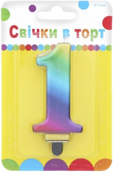 Свеча цифра 