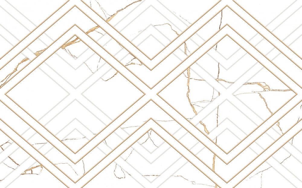 Плитка Golden Tile WILNO белый Geometria WN0151 25x40 см