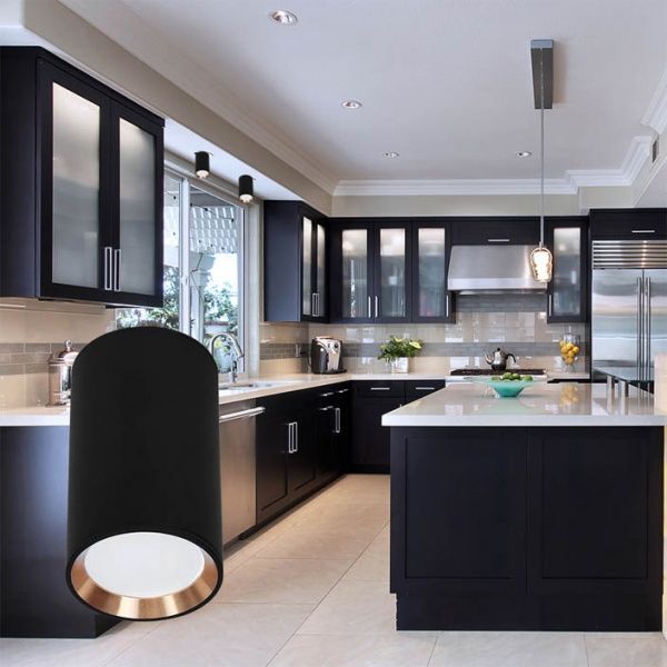 Светильник точечный LightMaster MLT101 50 Вт GU10 черный/золото 