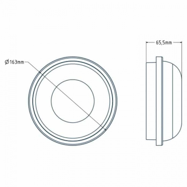 Світильник світлодіодний HOROZ ELECTRIC Артос 15 Вт IP65 чорний 400-012-127 