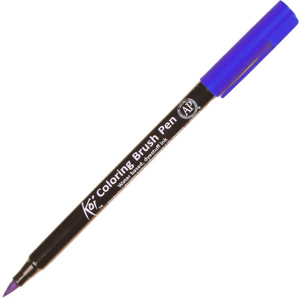 Маркер акварельний Sakura KOI (124) XBR#124 ірис 