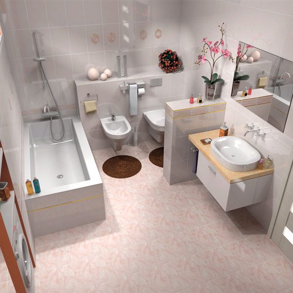 Плитка Opoczno Аура беж декор 25x35 