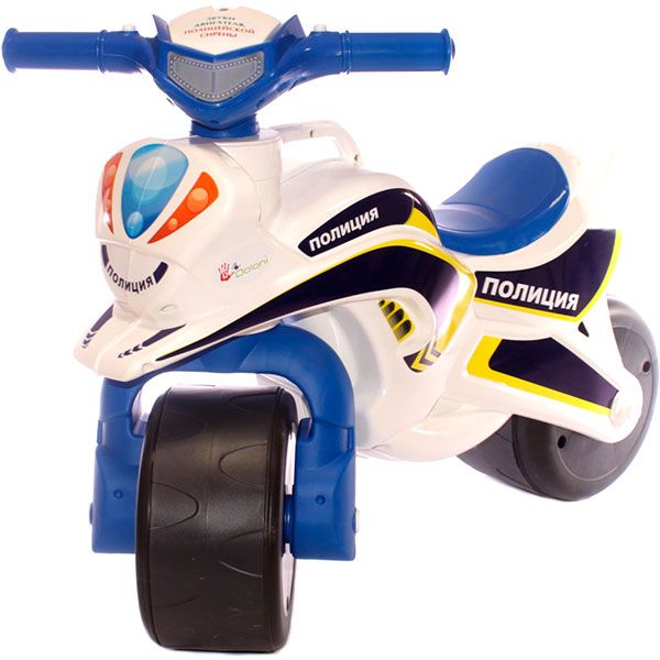 Чудомобиль Doloni Toys Мотобайк белый 0139/51