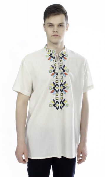 Вышиванка Эдельвика 570-20/08 льняной р. XL 