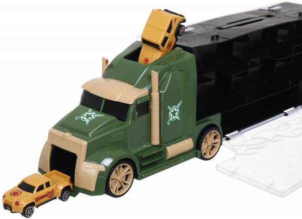Ігровий набір Shantou армія вантажівка-кейс 42x9x13 см зелений 666-05K