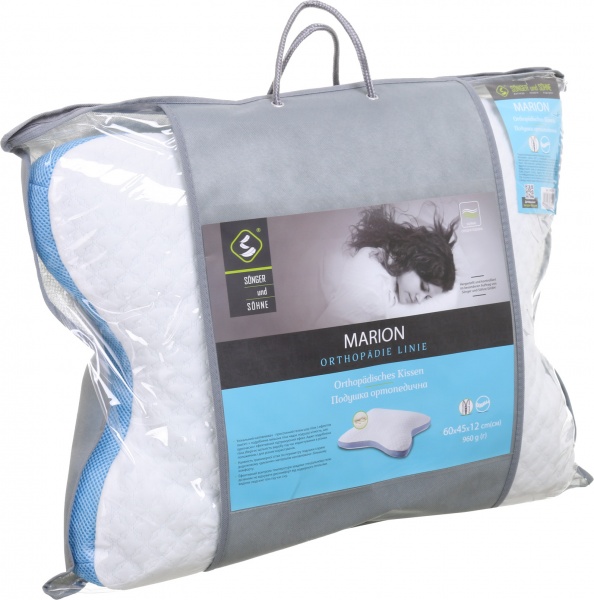 Подушка ортопедическая Поддержка Шеи 60х45х12 см Songer und Sohne
