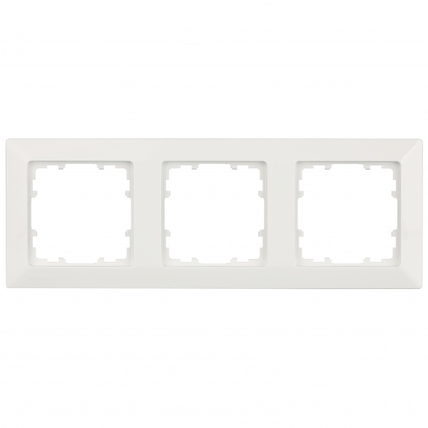 Рамка тримісна Siemens Line полярно-білий 5TG25530WH