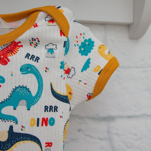 Боді дитяче унісекс Blanka Діно р.74 білий 110239 