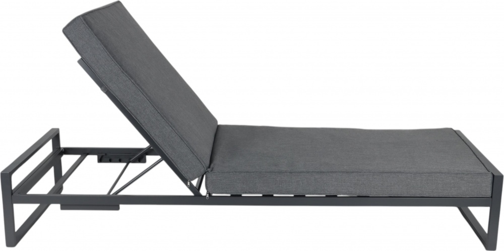 Шезлонг Indigo EPR-250409 75x210 см графіт