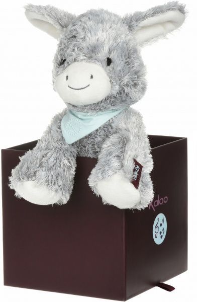 Мягкая игрушка Kaloo Les Amis Осел серый в коробке 25 см K963140