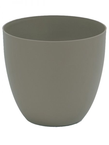 Горщик пластиковий Plastiken Cuenco TES круглий 58 л сірий 