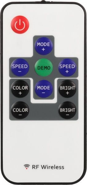Контролер + пульт Светкомплект IP20 RF103 DC12/24V 2А/канал RGB радіосигнал