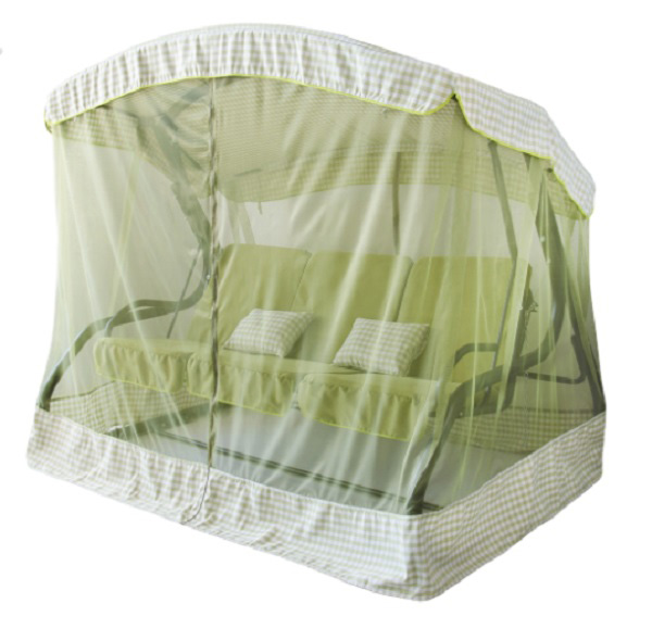 Гойдалка з навісом Vitan Фемелі - 2 Олива з москітною сіткою 1720x2130x1560 мм