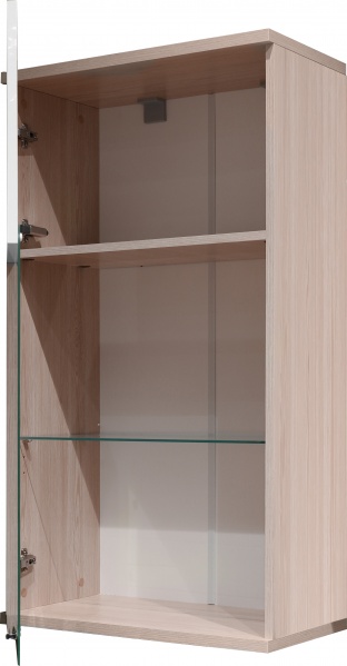 Вітрина Хельсінкі ліва дуб родос світлий/білий Q / 3_1