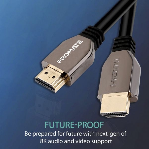 Кабель Promate HDMI 2 м чорний (prolink8K-200.black) 