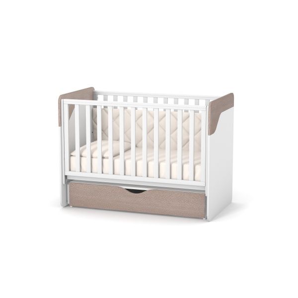 Кровать детская Veres Сидней ЛД4 капучино-белый 04.3.1.1.13