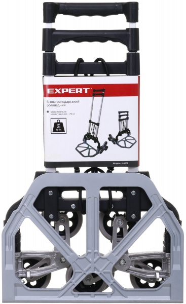 Тележка хозяйственная раскладной до 70 кг для лестницы