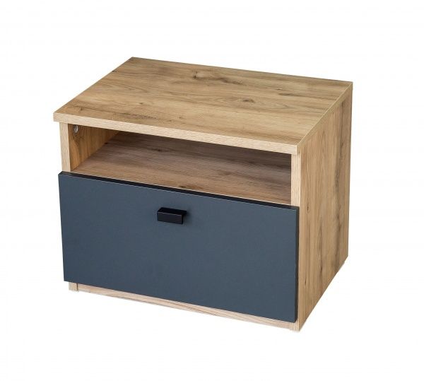 Тумба прикроватная Aqua Rodos Тessa антрацит / севилья 