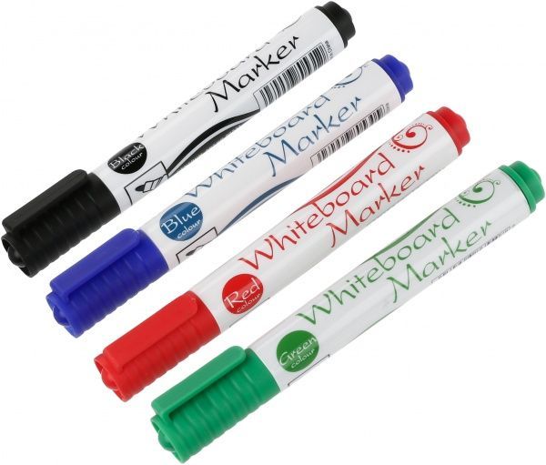 Набір маркерів Centrum для дошки 2-5 мм 4 шт. 80832 80832 різнокольоровий 