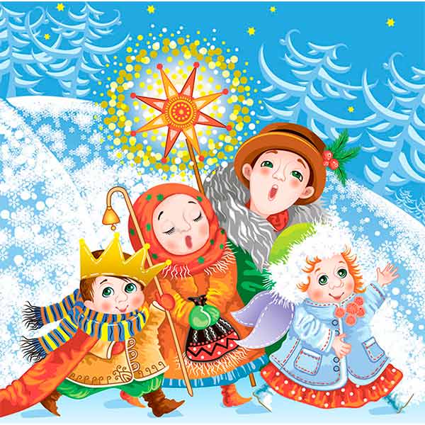 Салфетки Luxy Вечерняя коляда 33x33 см 20 шт