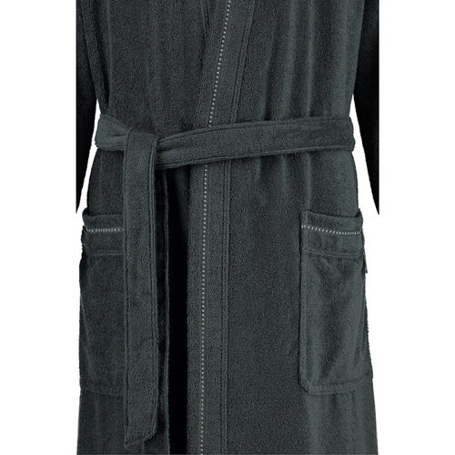 Халат мужской Cawo Kimono р. 48 антрацит 4511077448