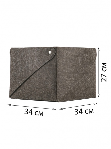 Лежак FX home фетровый Куб с подушкой FX home 34Х34Х27 см