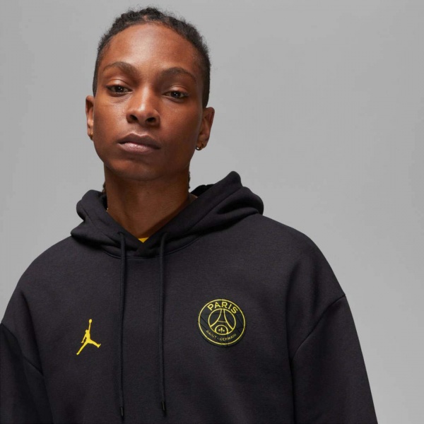 Джемпер Nike M J PSG FLC PO DV0611-010 р. M чорний