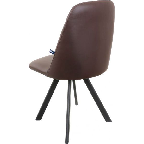 Стілець обідній Nowy Styl Milana 4L black (BOX-2) (CH) Eco-31 чорний/темно-коричневий