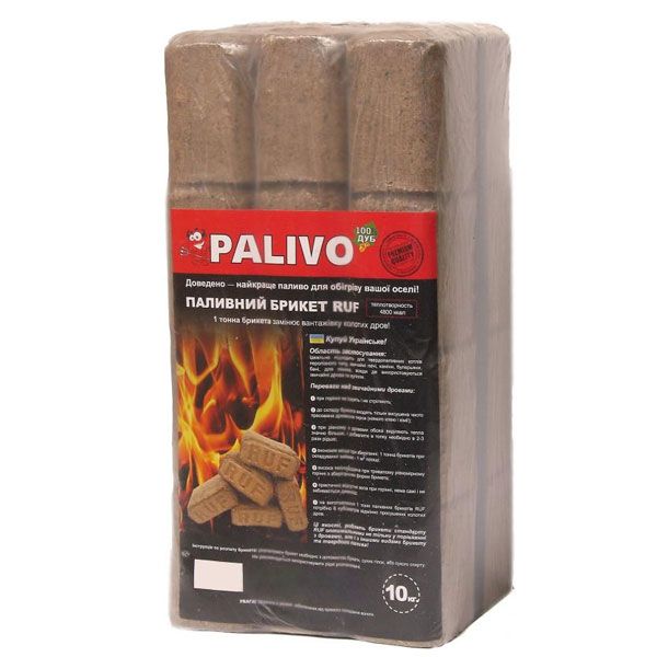 Брикети паливні RUF 10 кг