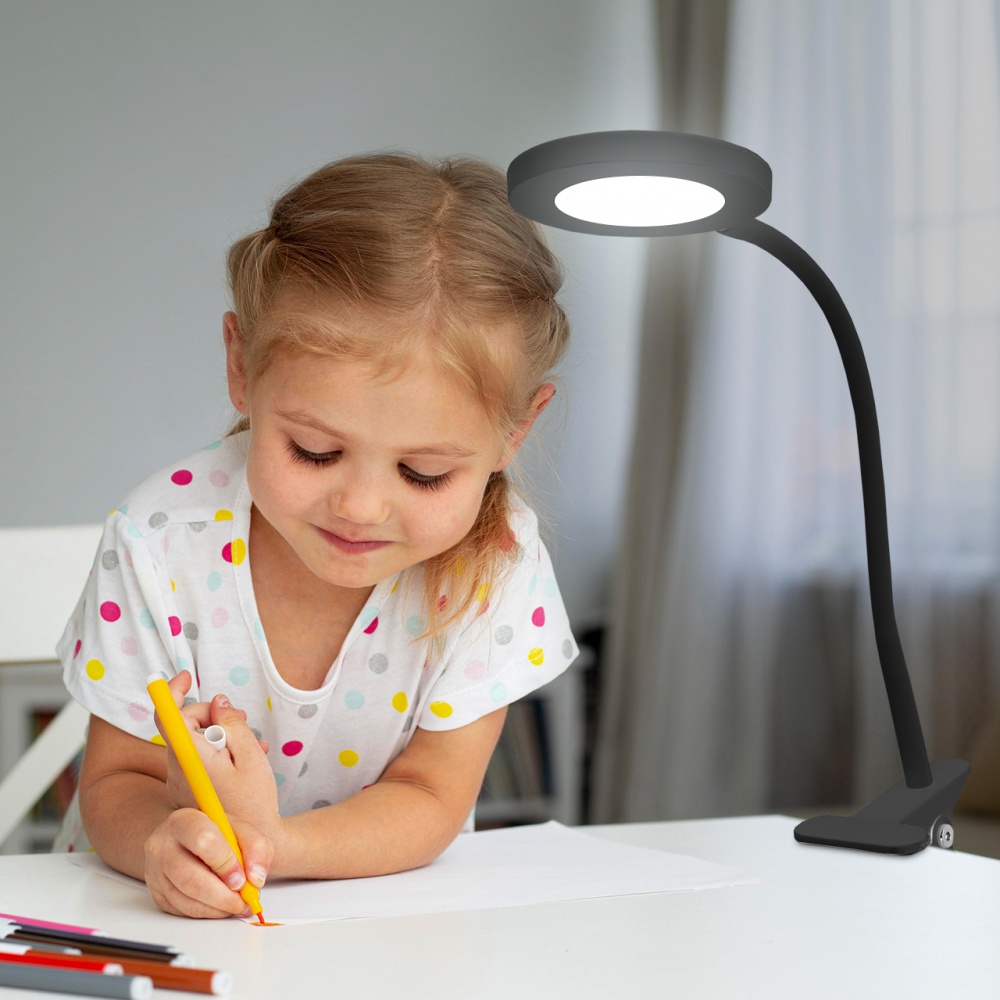 Настольная лампа Eurolamp 6 Вт без цоколя белый LED-TLP-6W(black)