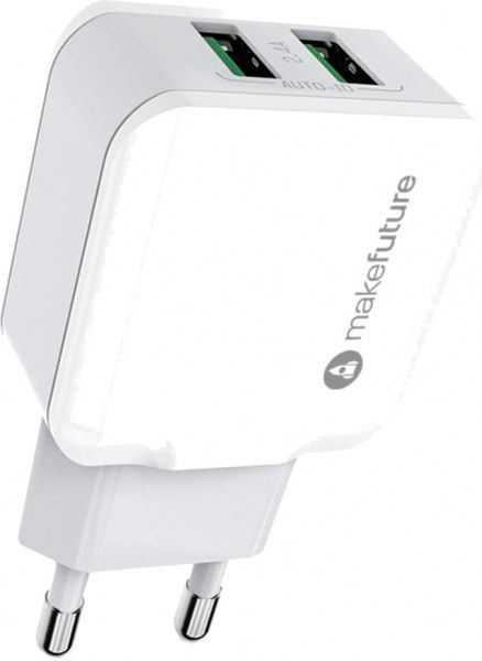 Сетевое зарядное устройство MakeFuture 2A White MCW-21WH