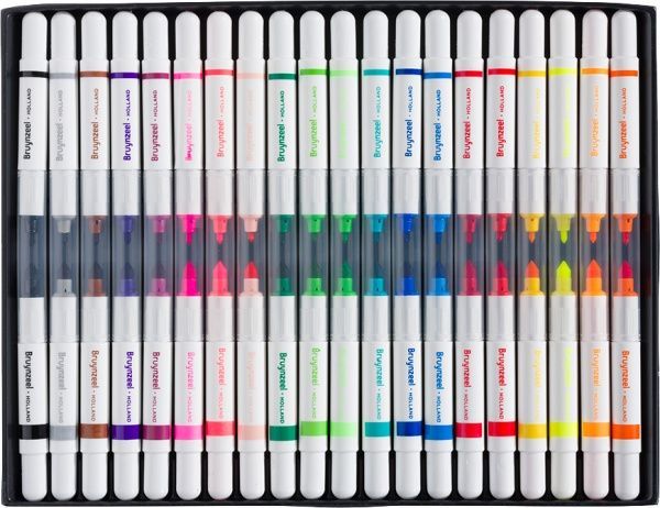 Набір фломастерів дитячих TWIN 20 кольорів 60125020 Bruynzeel