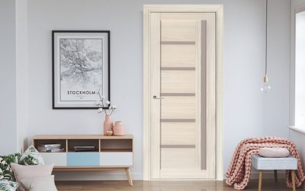 Дверное полотно Dverona Мюнхен 700 мм мелинга 