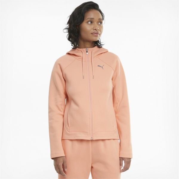 Джемпер Puma Evostripe Full-Zip Hoodie 58594526 р. M оранжевый