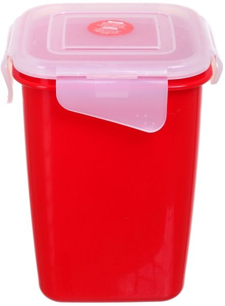 Контейнер Фиеста 1 л глубокий красный Алеана