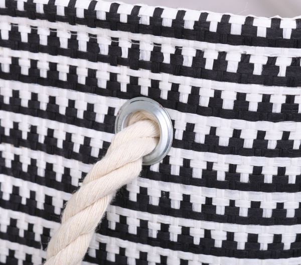 Корзина BW 38х26х22 см черно-белый