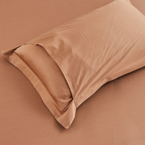 Комплект постільної білизни Salerno 1.5 темно-сірий з білим La Nuit 