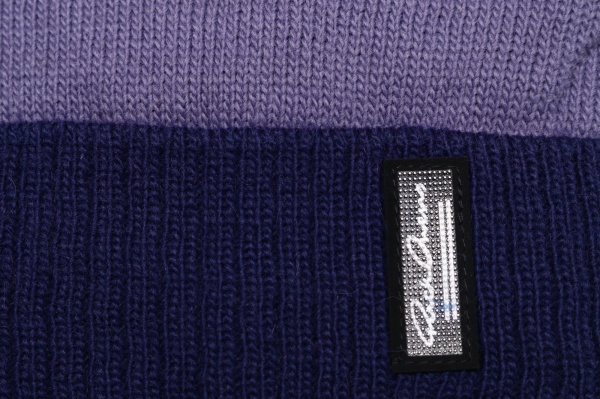 Шапочка детская для мальчика Kraft+ р.48-50 серый с синим 2014 