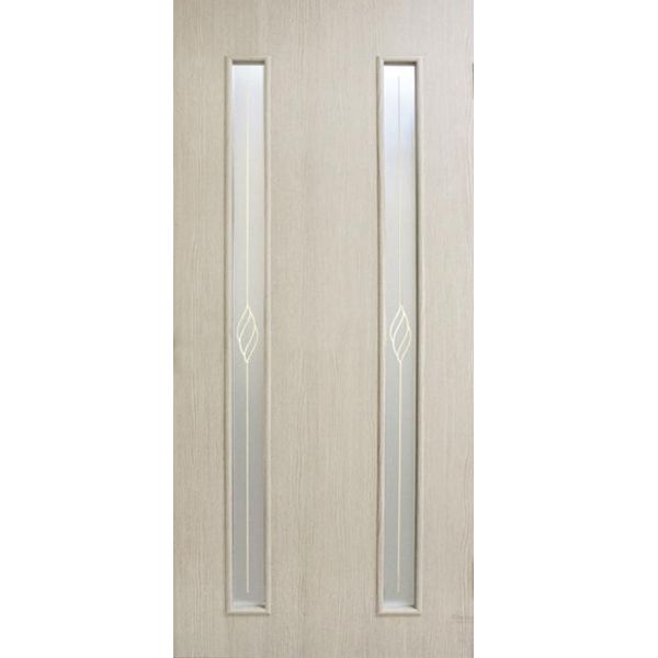 Дверное полотно ОМиС Вероника 80 см сосна карелия со стеклом