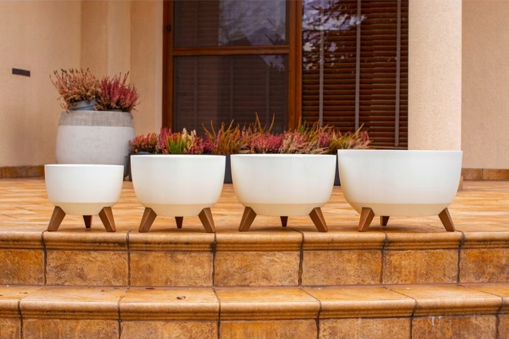 Вазон пластик ROMA круглый хлопок 5,1 л Ламела (9147977)